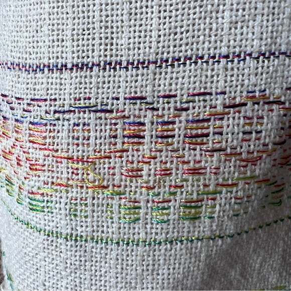 SUMMER TOP | Tan handmade embroidered crocheted shoe sleeve cottage core shirt - Picture 11 of 16